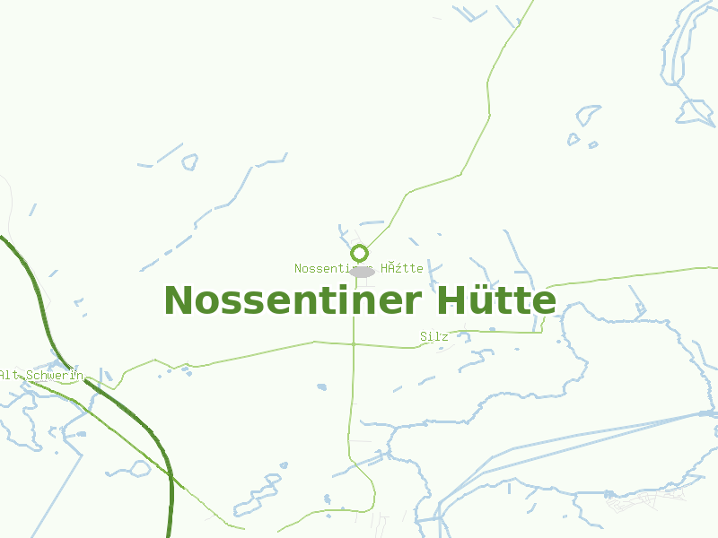 Karte von Nossentiner Hütte