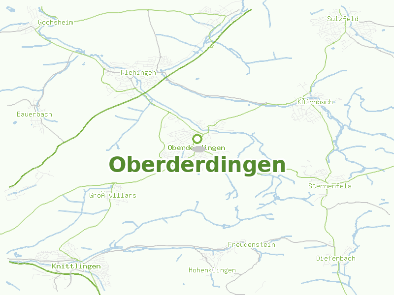 Karte von Oberderdingen
