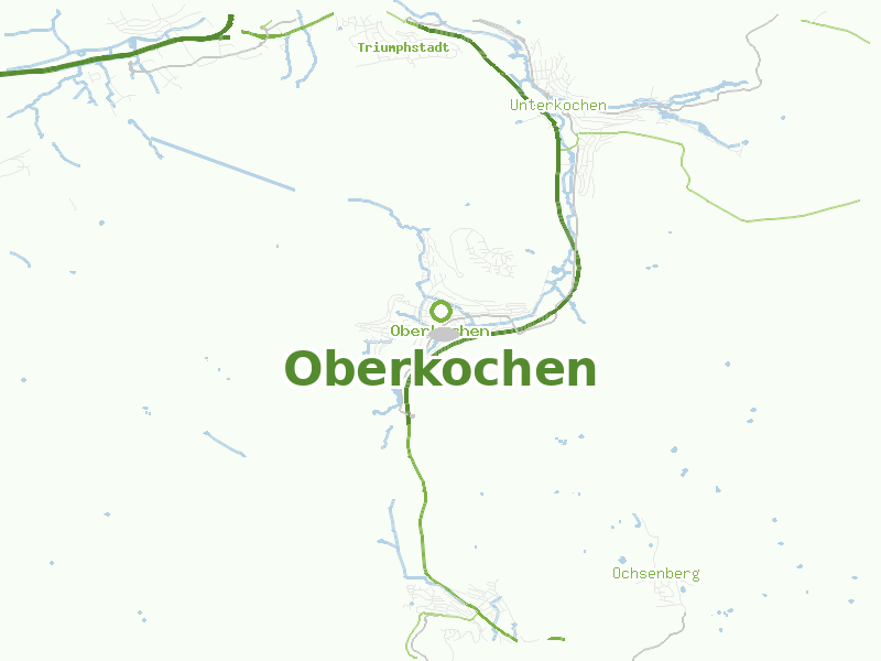 Karte von Oberkochen