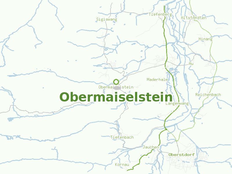 Karte von Obermaiselstein