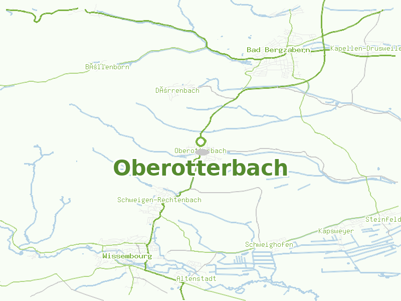Karte von Oberotterbach