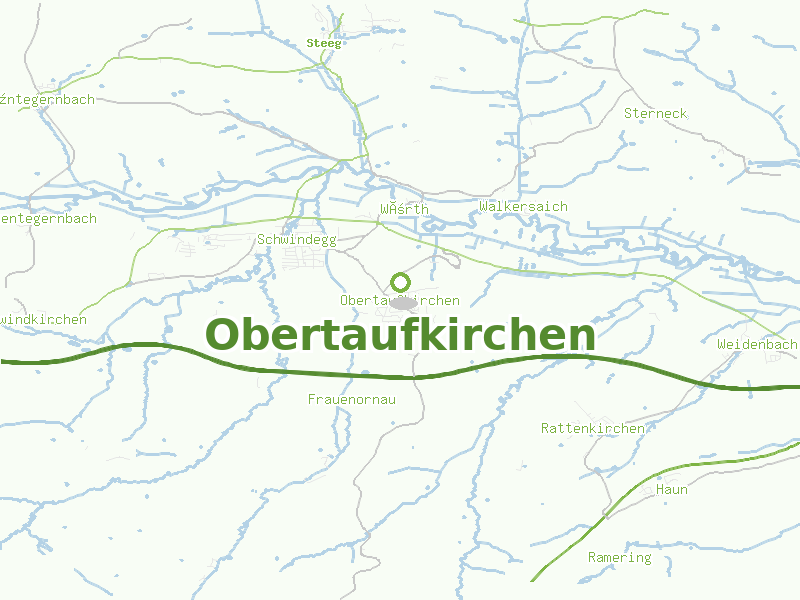 Karte von Obertaufkirchen
