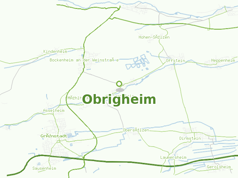 Karte von Obrigheim