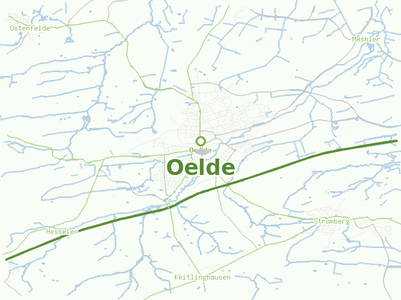 Karte von Oelde