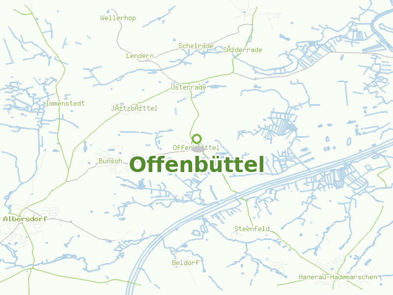 Karte von Offenbüttel