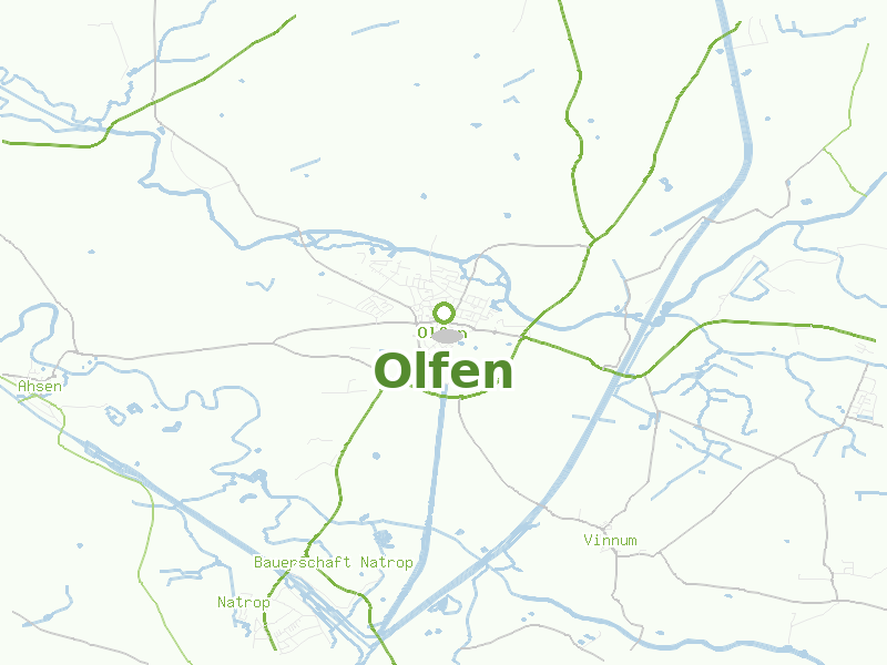 Karte von Olfen