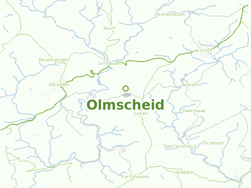 Karte von Olmscheid
