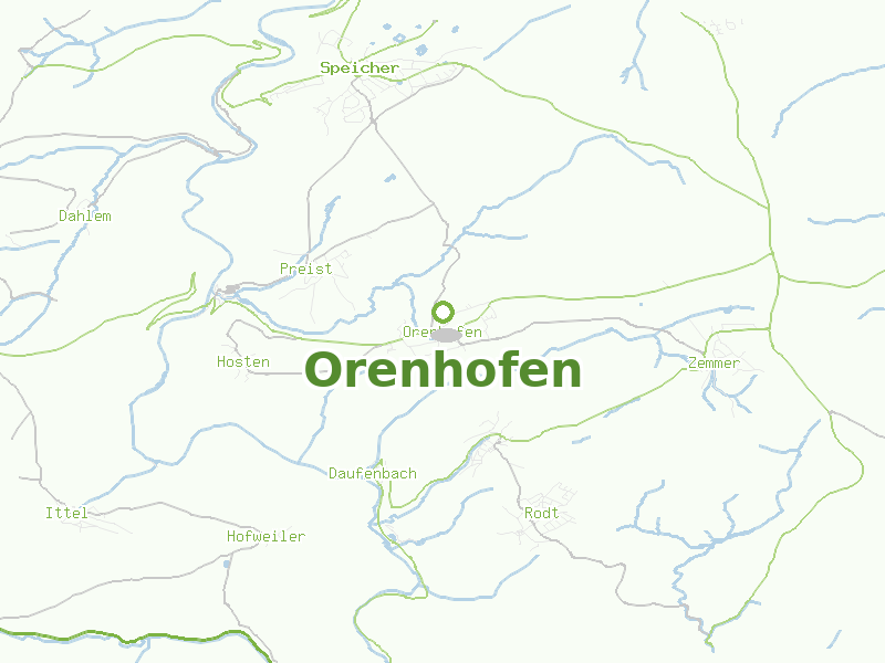 Karte von Orenhofen