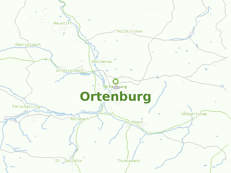 Karte von Ortenburg