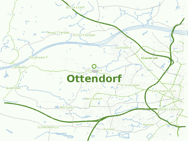 Karte von Ottendorf