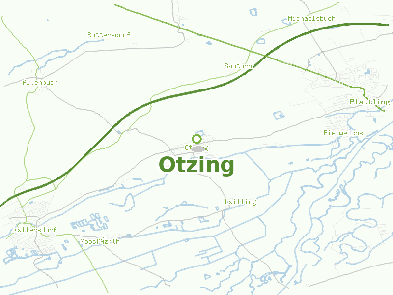 Karte von Otzing