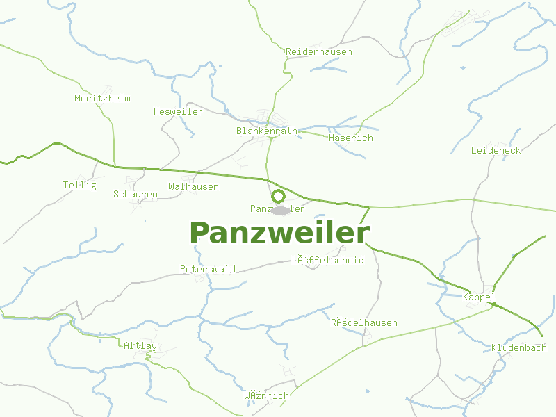 Karte von Panzweiler