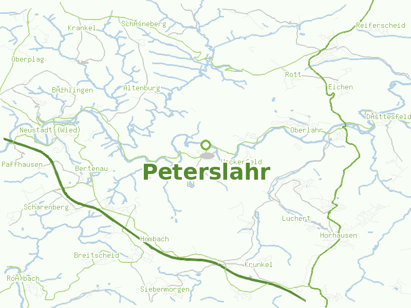 Karte von Peterslahr