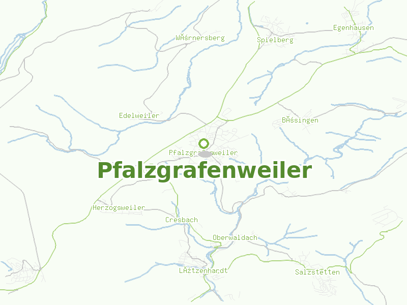 Karte von Pfalzgrafenweiler