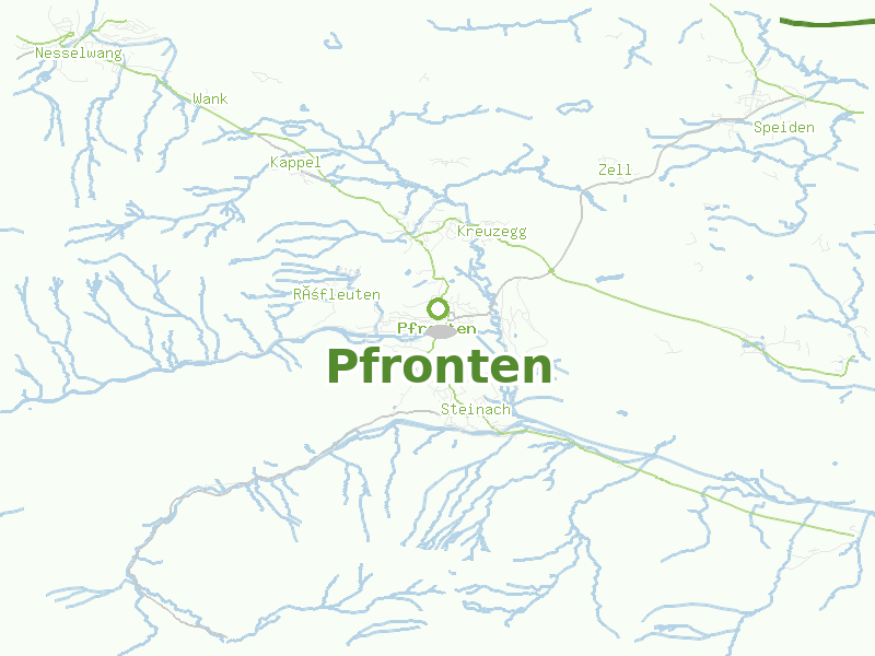 Karte von Pfronten