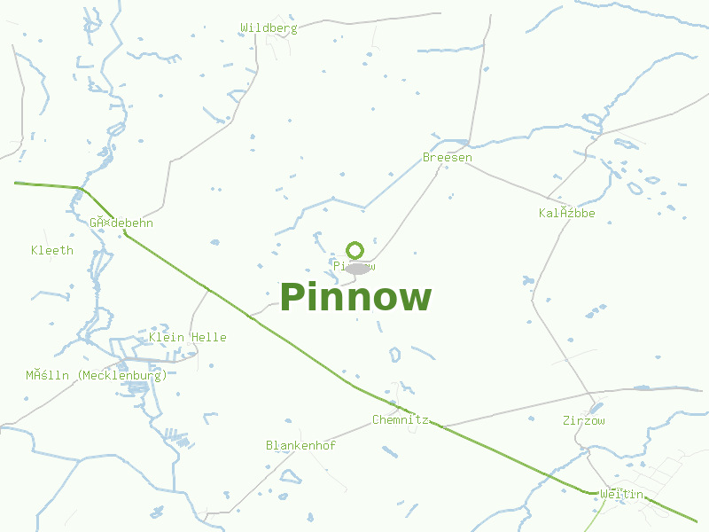 Karte von Pinnow