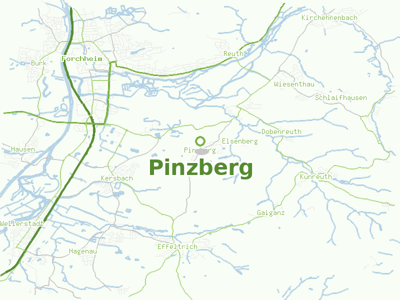 Karte von Pinzberg