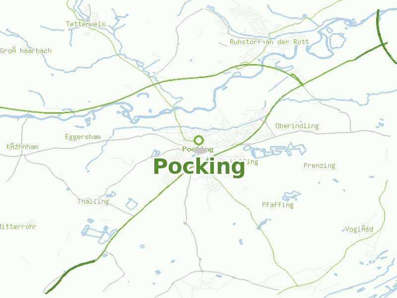 Karte von Pocking
