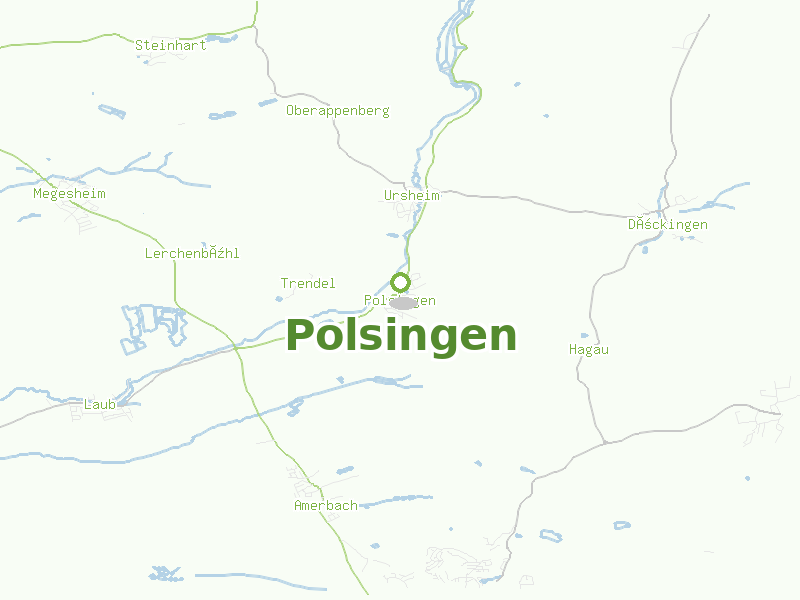 Karte von Polsingen