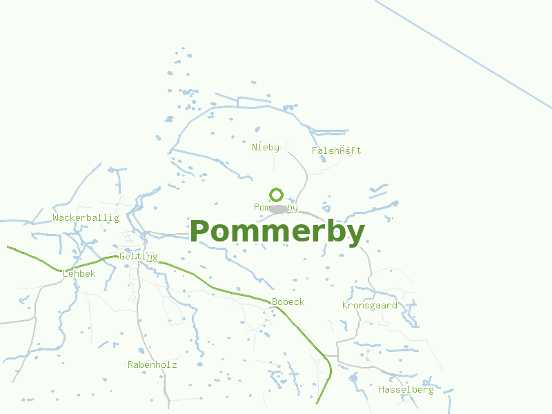 Karte von Pommerby