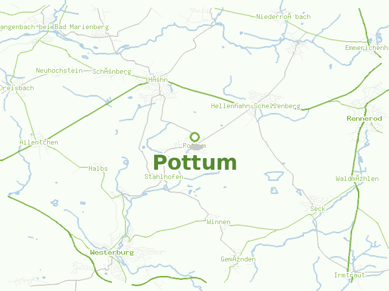 Karte von Pottum