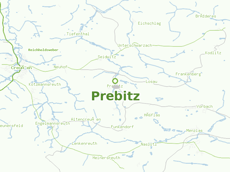 Karte von Prebitz