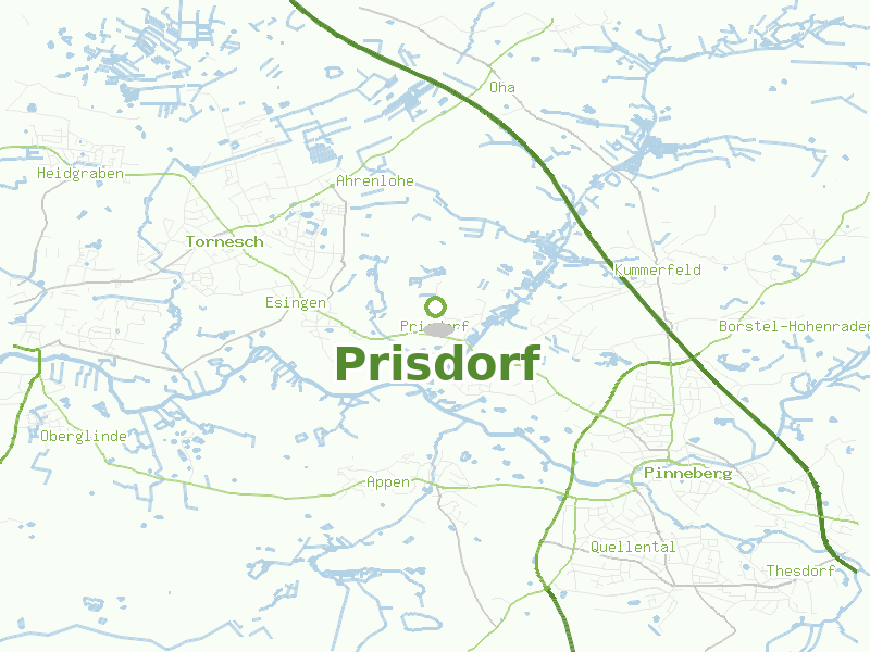 Karte von Prisdorf