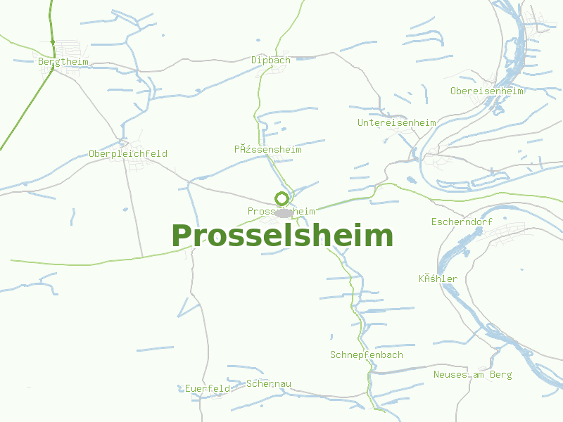 Karte von Prosselsheim
