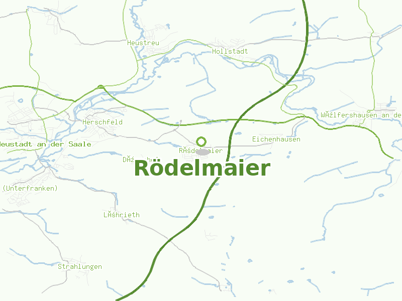 Karte von Rödelmaier