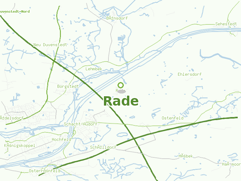 Karte von Rade