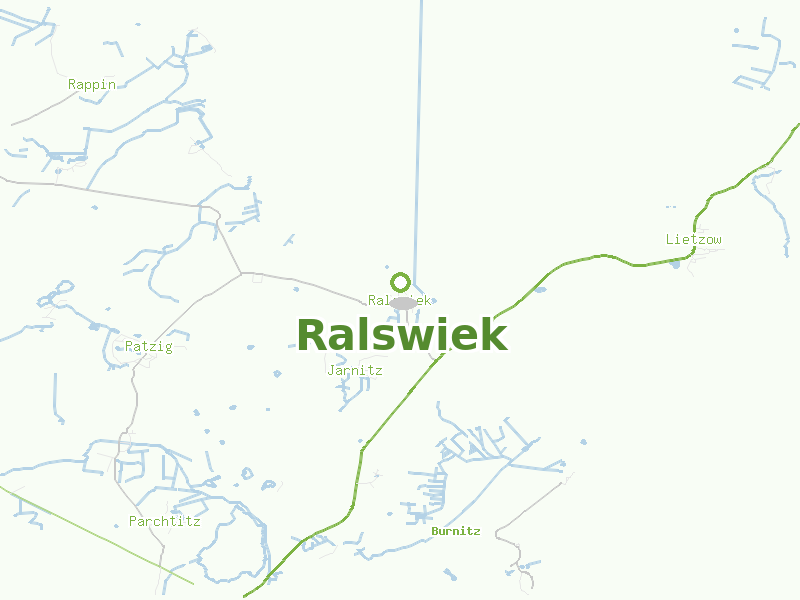 Karte von Ralswiek