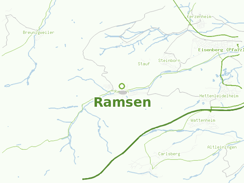 Karte von Ramsen