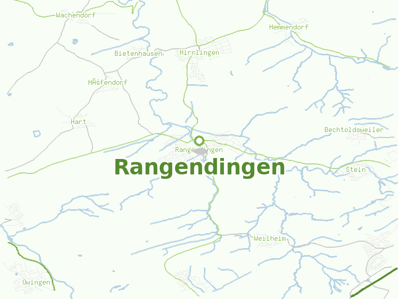 Karte von Rangendingen