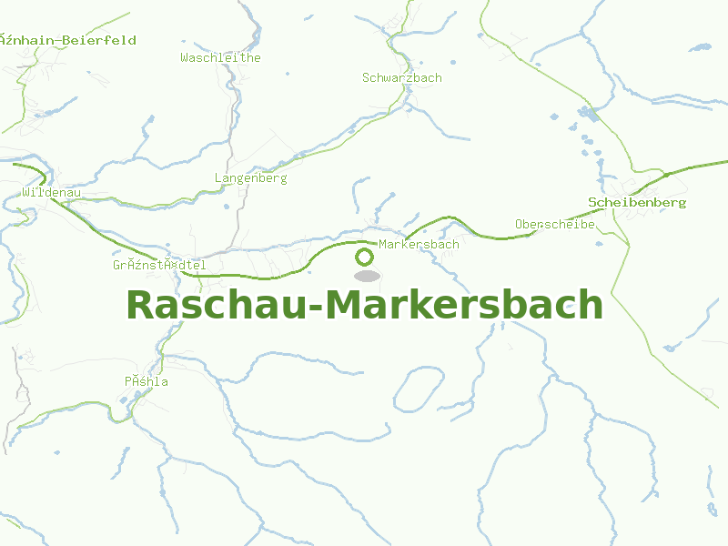 Karte von Raschau-Markersbach