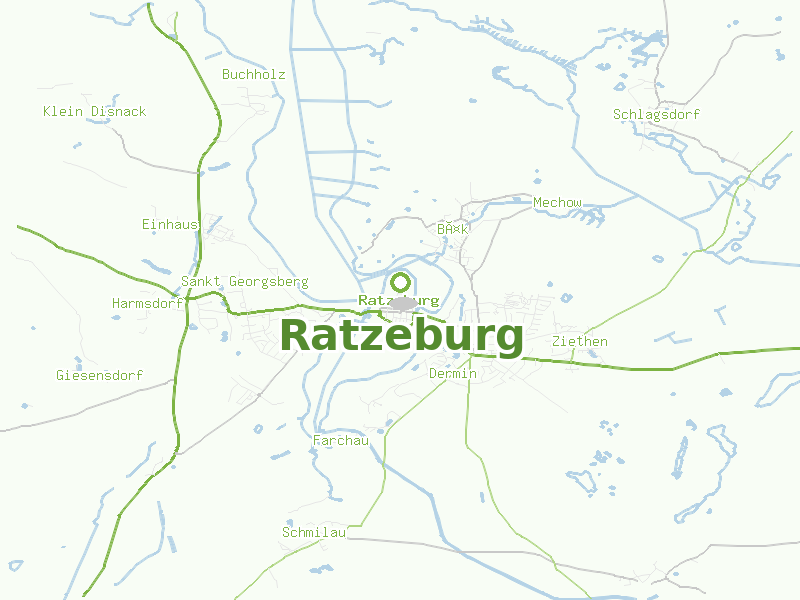 Karte von Ratzeburg