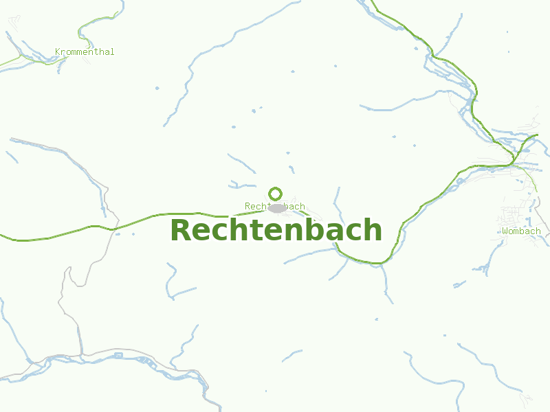 Karte von Rechtenbach