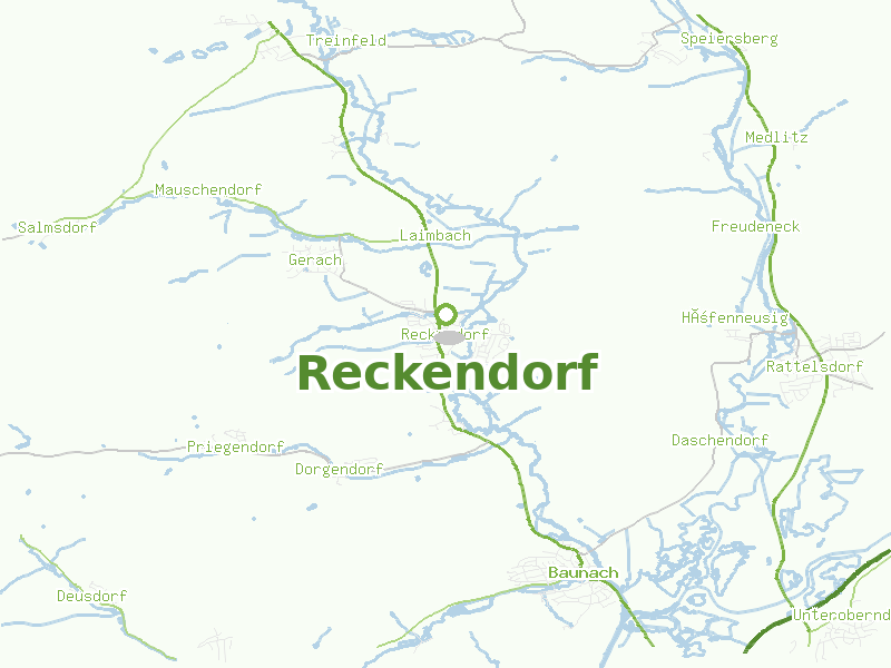 Karte von Reckendorf