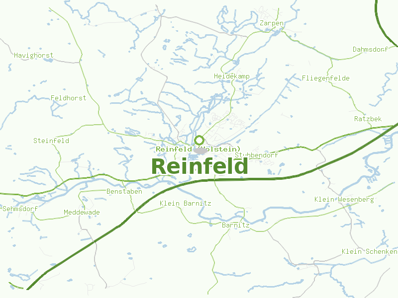 Karte von Reinfeld