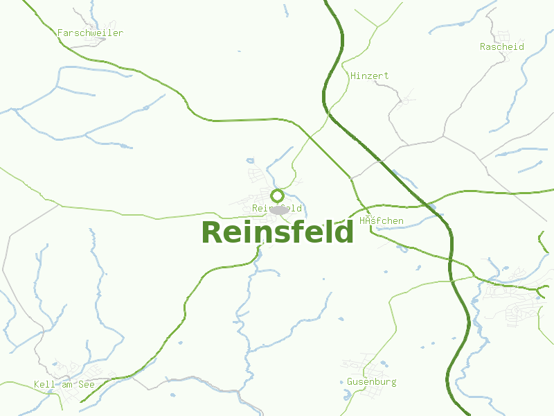 Karte von Reinsfeld