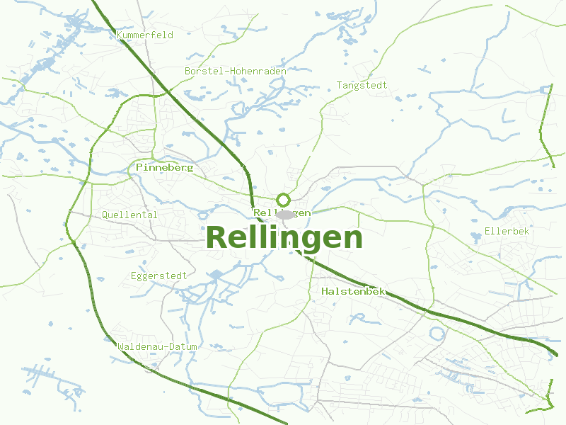 Karte von Rellingen