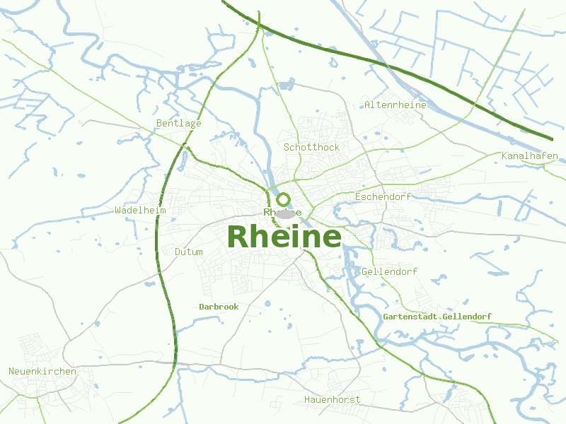 Karte von Rheine