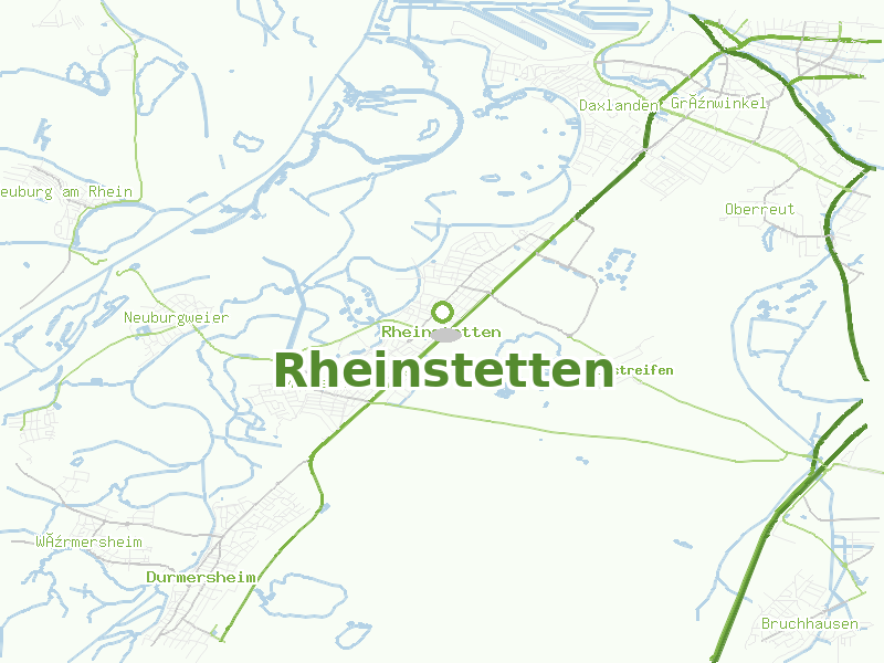 Karte von Rheinstetten