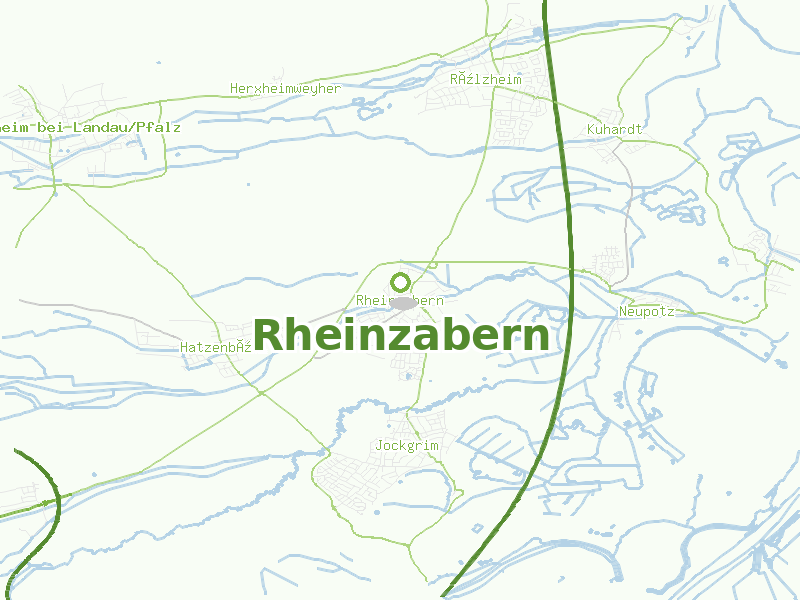 Karte von Rheinzabern