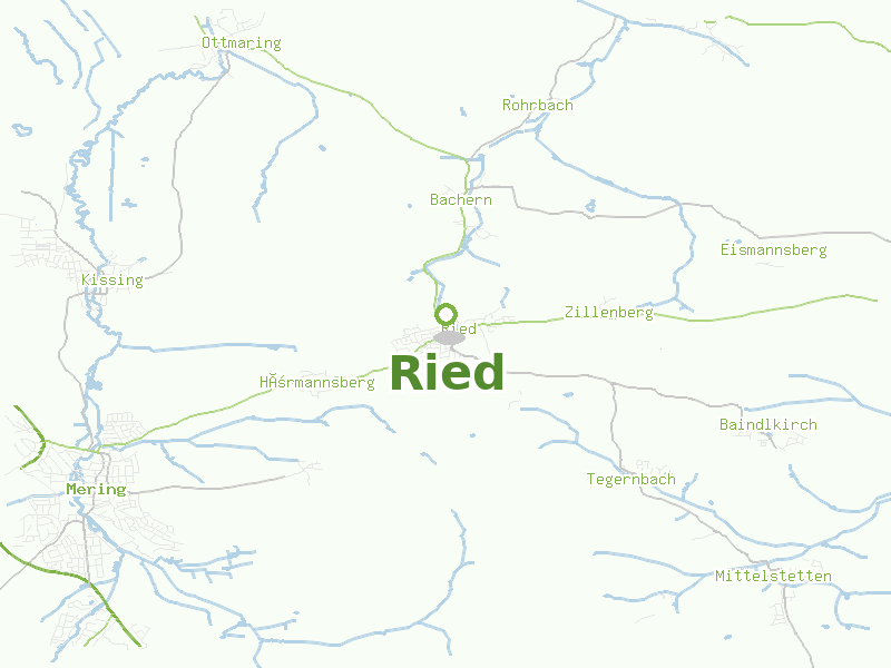 Karte von Ried