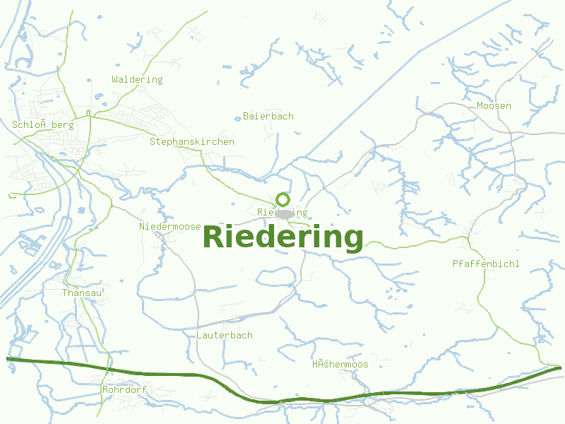 Karte von Riedering