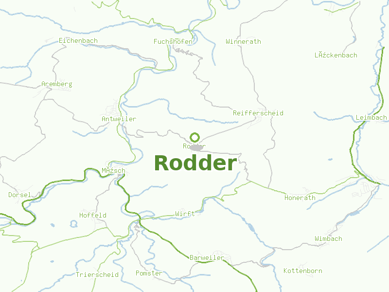 Karte von Rodder