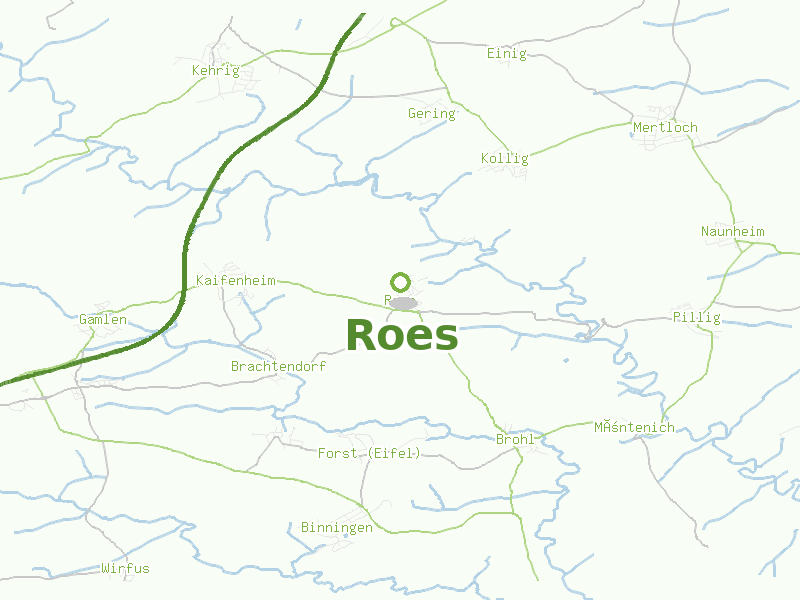 Karte von Roes
