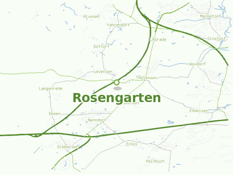 Karte von Rosengarten