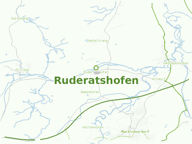 Karte von Ruderatshofen