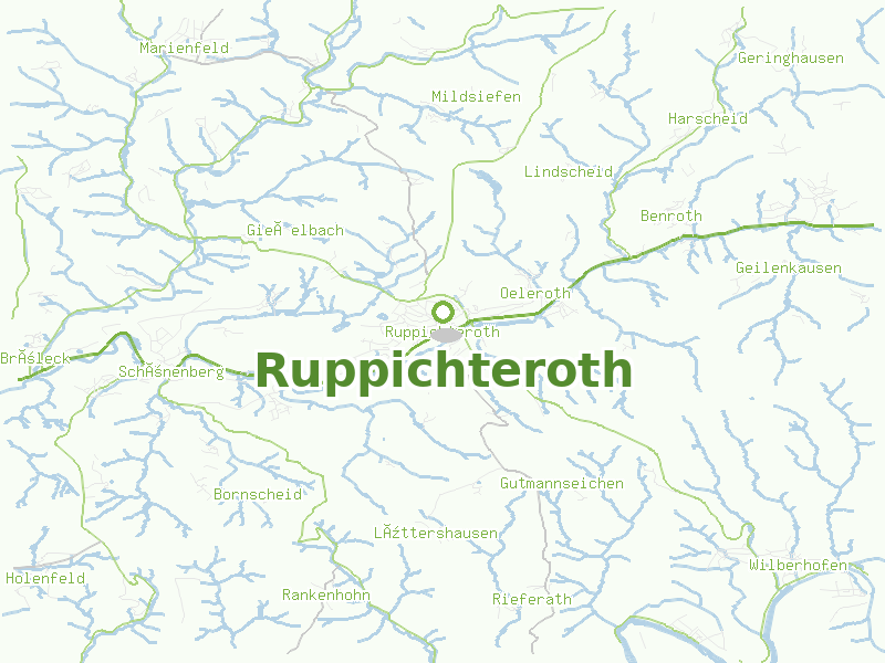 Karte von Ruppichteroth